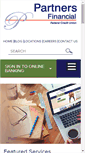 Mobile Screenshot of partnersffcu.org